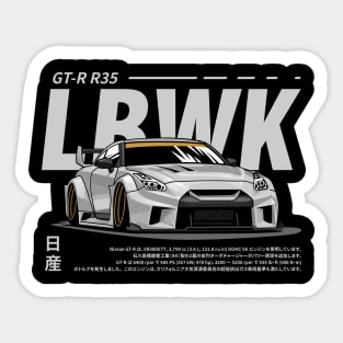 JDM car Nissan GTR R35 Sticker